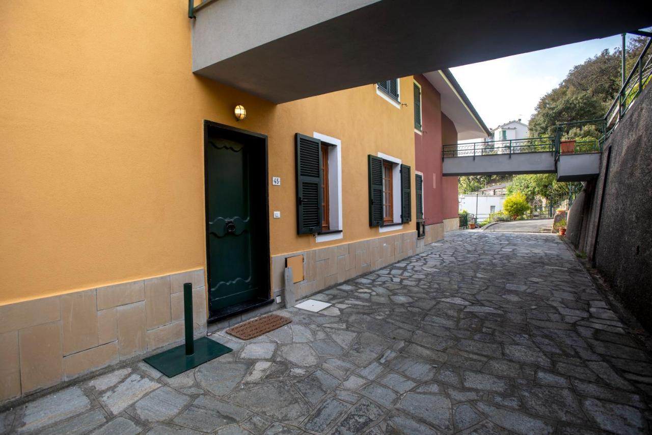 080 - La Villa Storica Il Vigneto 45B, Terrazza Sul Mare - Parcheggio Privato Gratis Moneglia Bagian luar foto