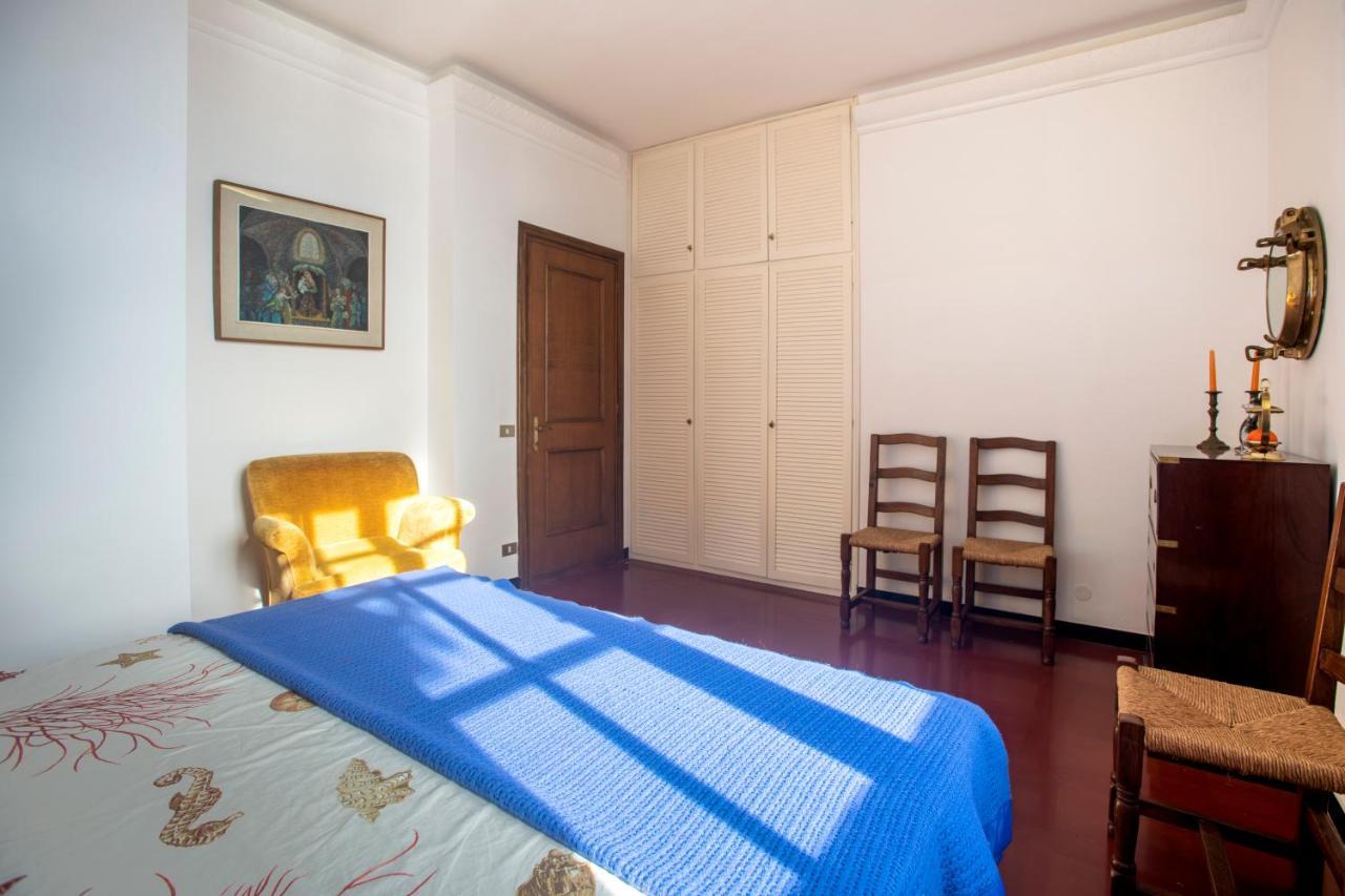 080 - La Villa Storica Il Vigneto 45B, Terrazza Sul Mare - Parcheggio Privato Gratis Moneglia Bagian luar foto